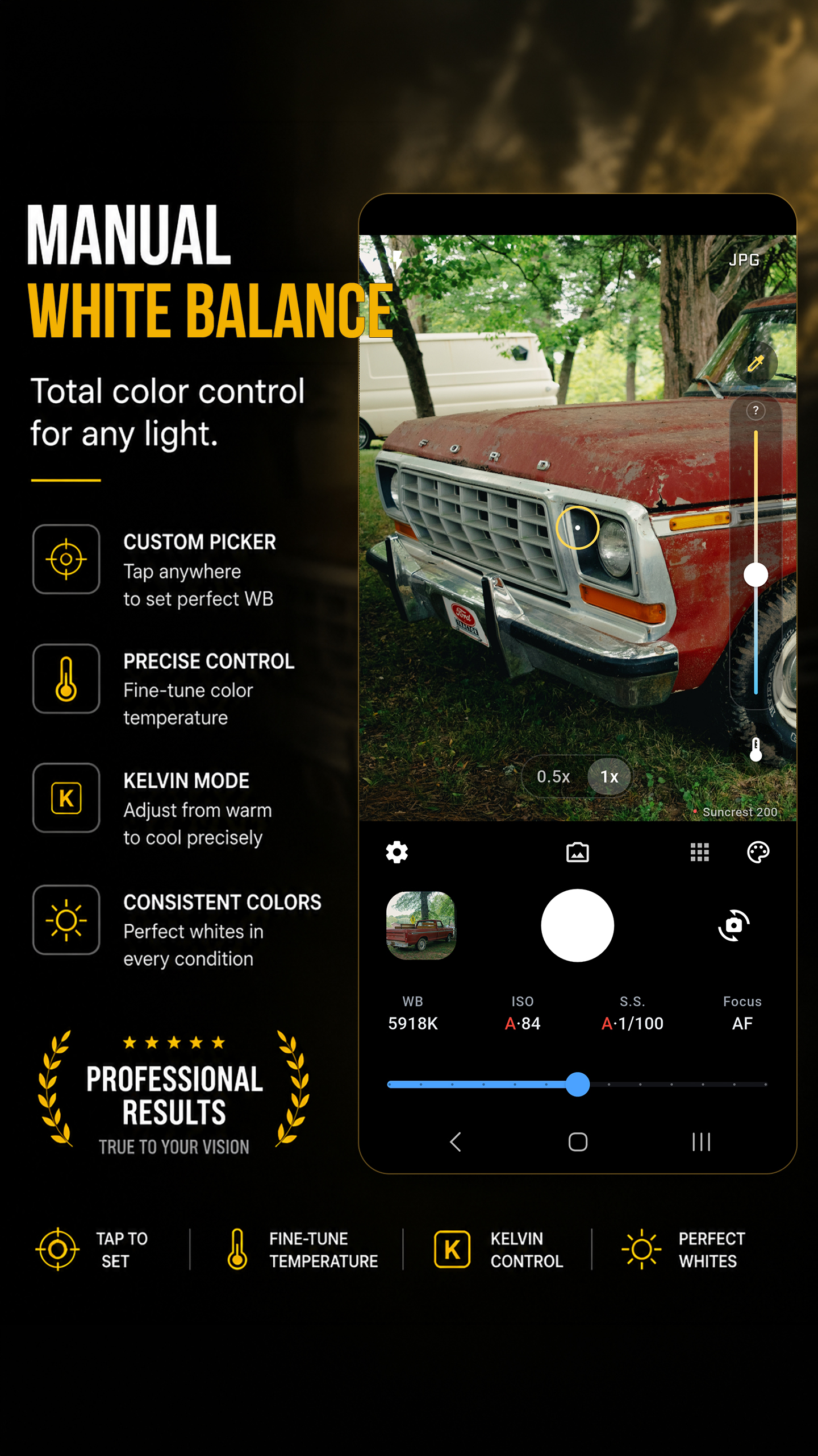 White balance controls